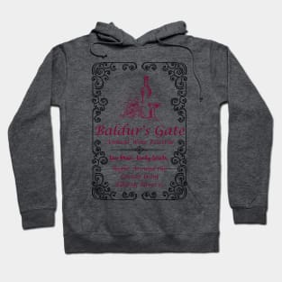 Baldur's Gate Annual Wine Festival Poster Art Hoodie